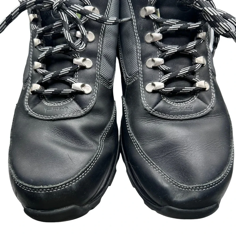 Timberland | Men | Black Waterproof Leather Heavy Duty Work Boots | Size 13 M